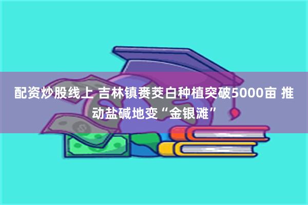 配资炒股线上 吉林镇赉茭白种植突破5000亩 推动盐碱地变“金银滩”
