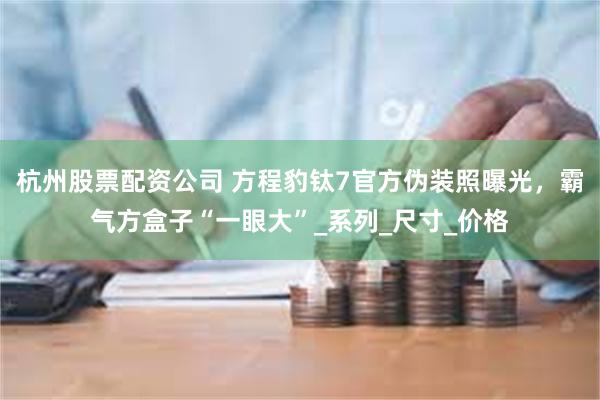 杭州股票配资公司 方程豹钛7官方伪装照曝光，霸气方盒子“一眼大”_系列_尺寸_价格